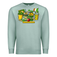 Seafoam St. Patrick's Day Teacher coffee cups Premium Sweatshirt - HowdyJamesFarm