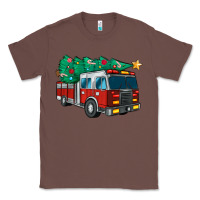 Chestnut christmas fire truck Classic Tee - MaliasSmallBusiness