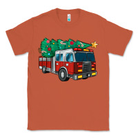 Copper christmas fire truck Classic Tee - MaliasSmallBusiness