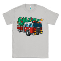 Moon Dust christmas fire truck Classic Tee - MaliasSmallBusiness