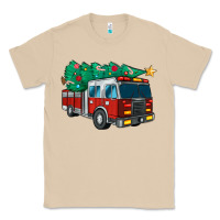 Mushroom christmas fire truck Classic Tee - MaliasSmallBusiness