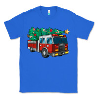 True Royal christmas fire truck Classic Tee - MaliasSmallBusiness