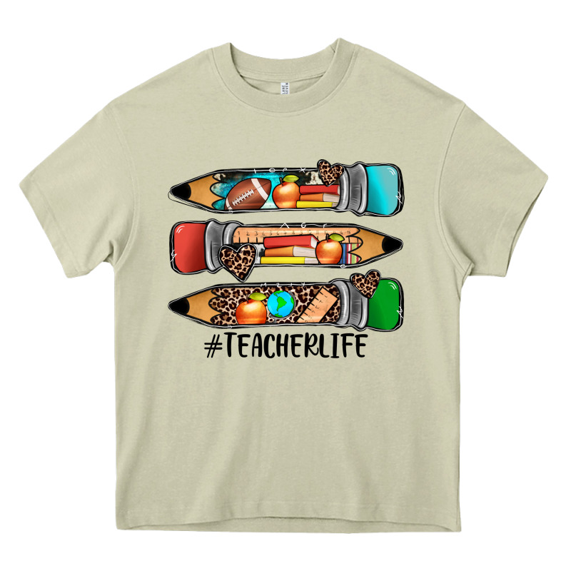 #teacherlife Pencils Heavy Core Tee by JahusDesignShop | Teevron