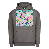 Pigment Tornado hello kindergarten seamless pattern Urban Hoodie - BundleAndBundleShop