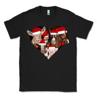 Black farm animals christmas Classic Tee - CowhideDigitalArt