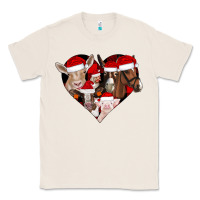 Natural farm animals christmas Classic Tee - CowhideDigitalArt