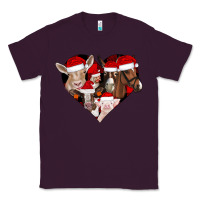 Plum farm animals christmas Classic Tee - CowhideDigitalArt