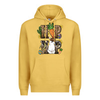 Antique Gold Hip hop Easter Bunny Easter Day Premium Hoodie - HowdyJamesFarm