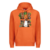 Carrot Hip hop Easter Bunny Easter Day Premium Hoodie - HowdyJamesFarm