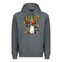 Rock Hip hop Easter Bunny Easter Day Premium Hoodie - HowdyJamesFarm