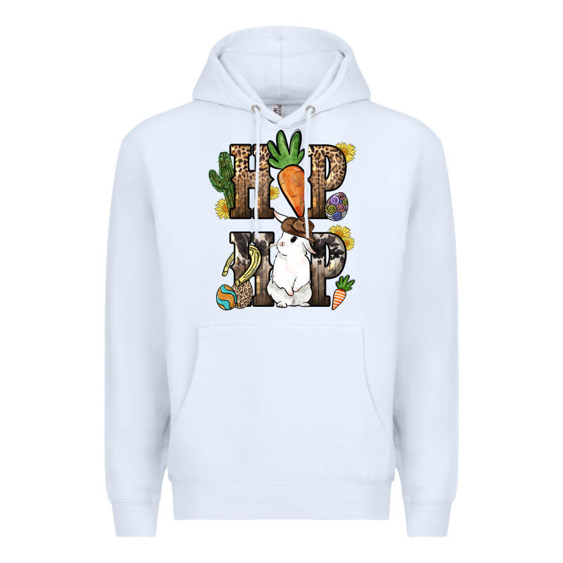 Hip Hop Easter Bunny Easter Day Premium Hoodie by HowdyJamesFarm | Teevron