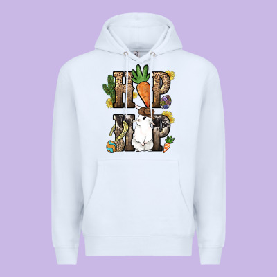 Hip Hop Easter Bunny Easter Day Premium Hoodie Designed By Howdyjamesfarm