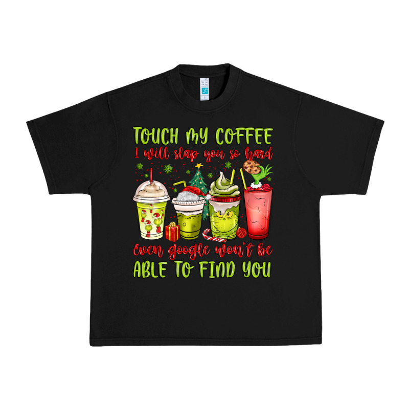 Christmas Characters Coffee Cups Urban Heavy Tee by MaliasSmallBusiness | Teevron