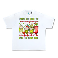 White christmas characters coffee cups Urban Heavy Tee - MaliasSmallBusiness