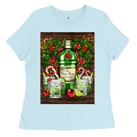 Baby Blue gin tonic cocktail Ladies Tee - AdoDesignShop