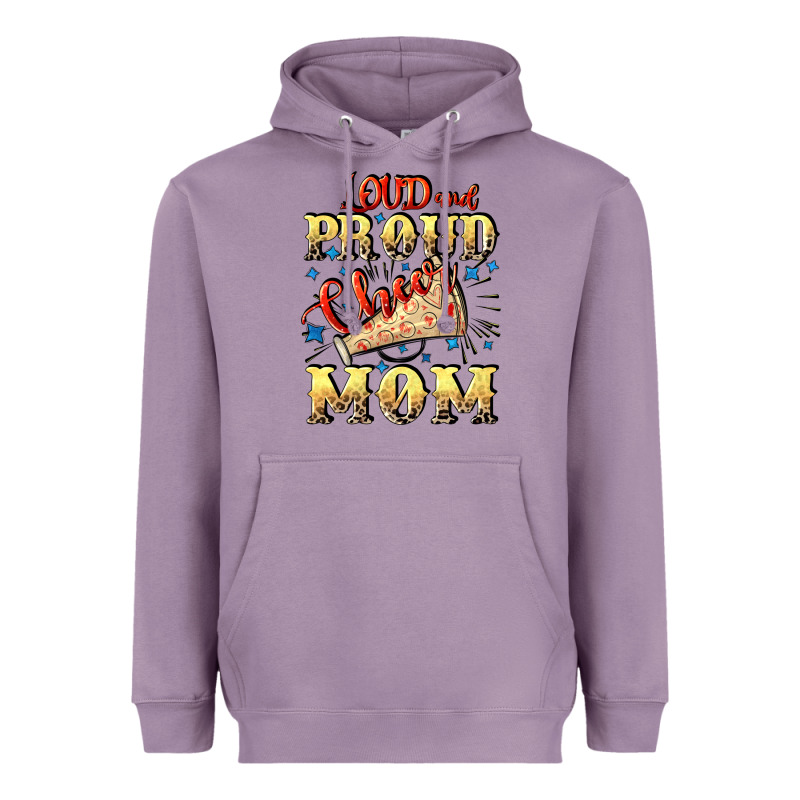 Loud And Proud Cheer Mom Mother's Day Heavyweight Hoodie by CowGirlArtShop | Teevron