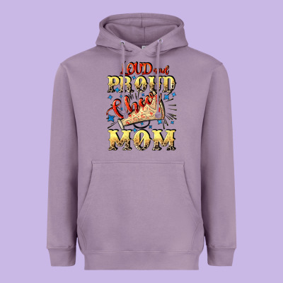 Loud And Proud Cheer Mom Mother's Day Heavyweight Hoodie Designed By Cowgirlartshop