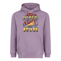 Lavender Loud and proud cheer Mom Mother's Day Heavyweight Hoodie - CowGirlArtShop