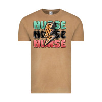 Vintage Camel nurse leopard lightning bolt Vintage Tee - MaliasSmallBusiness