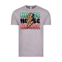 Vintage Zinc nurse leopard lightning bolt Vintage Tee - MaliasSmallBusiness
