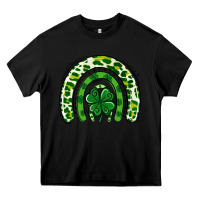 Black St Patrick Rainbow Heavy Core Tee - Jasminsmagicworld