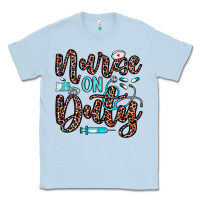 Dusty Blue nurse on duty Classic Tee - JahusDesignShop