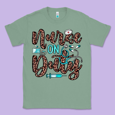 Nurse On Duty Classic Tee Designed By Jahusdesignshop