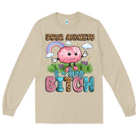 Mushroom your anxiety is a lying bitch Long Sleeve Tee - LillyAllenDesigns