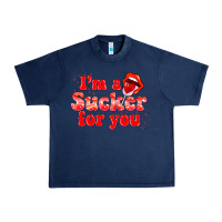 Navy im a sucker for you valentines the day Urban Heavy Tee - NancyCooperArtShop