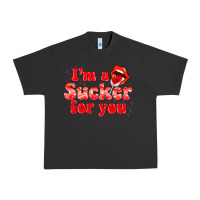 Pigment Black im a sucker for you valentines the day Urban Heavy Tee - NancyCooperArtShop