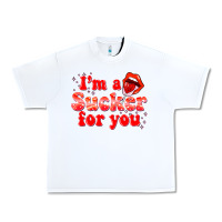 White im a sucker for you valentines the day Urban Heavy Tee - NancyCooperArtShop