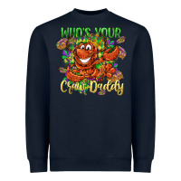 Navy Who's your craw daddy Mardi Gras Heavyweight Sweatshirt - LillyAllenDesigns