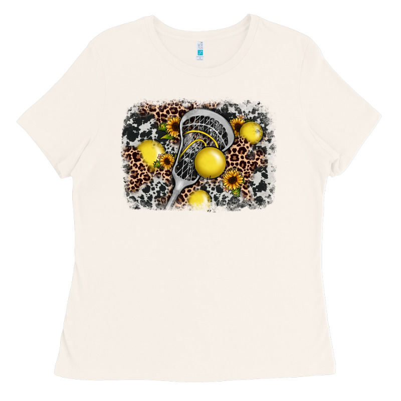 Lacrosse Background Ladies Tee by JahusDesignShop | Teevron