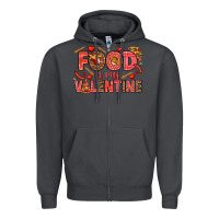 Smoke Food is my Valentine Zipper Hoodie - HowdyJamesFarm