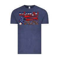 Vintage Denim batter up 4th grade Vintage Tee - JahusDesignShop