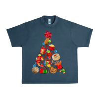 Midnight Navy mexican christmas tree Urban Heavy Tee - MaliasSmallBusiness
