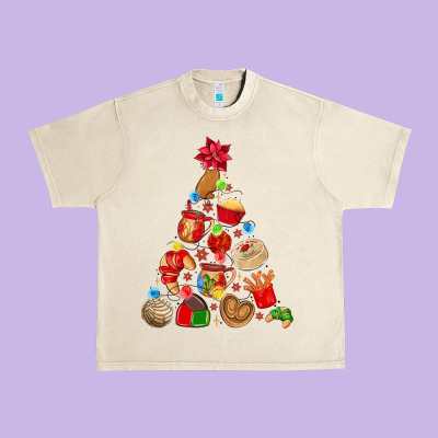 Mexican Christmas Tree Urban Heavy Tee Designed By Maliassmallbusiness