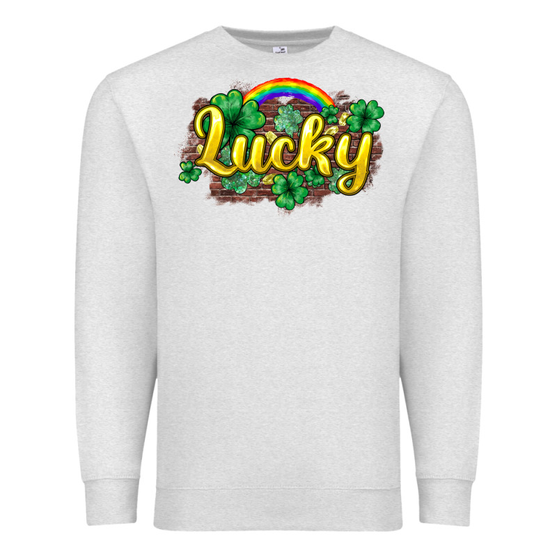 Lucky St. Patrick's Day Premium Sweatshirt by HowdyJamesFarm | Teevron