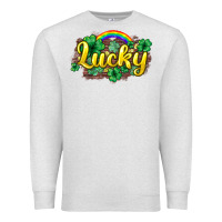Oatmeal Heather Lucky St. Patrick's Day Premium Sweatshirt - HowdyJamesFarm