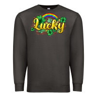 Smoke Lucky St. Patrick's Day Premium Sweatshirt - HowdyJamesFarm