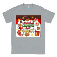 Heather Grey christmas calories don't count Classic Tee - MaliasSmallBusiness
