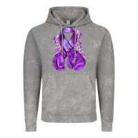 Cloud Rock Domestic Violence Warrior purple ribbon Vintage Hoodie - NancyCooperArtShop