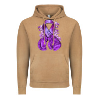 Vintage Camel Domestic Violence Warrior purple ribbon Vintage Hoodie - NancyCooperArtShop