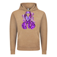 Vintage Coffee Domestic Violence Warrior purple ribbon Vintage Hoodie - NancyCooperArtShop