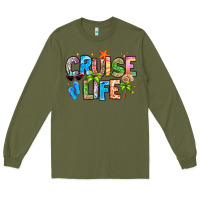 Army Green cruise life Long Sleeve Tee - LillyAllenDesigns