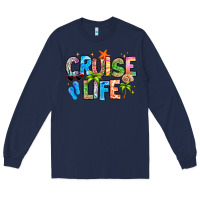 Navy cruise life Long Sleeve Tee - LillyAllenDesigns