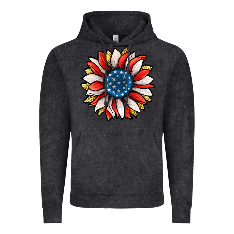 Patriotic Sunflower Vintage Hoodie by Jasminsmagicworld | Teevron