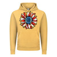 Vintage Mustard Patriotic Sunflower Vintage Hoodie - Jasminsmagicworld