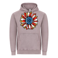 Vintage Zinc Patriotic Sunflower Vintage Hoodie - Jasminsmagicworld