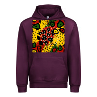 Mauve Wine african colors pattern Urban Hoodie - BundleAndBundleShop